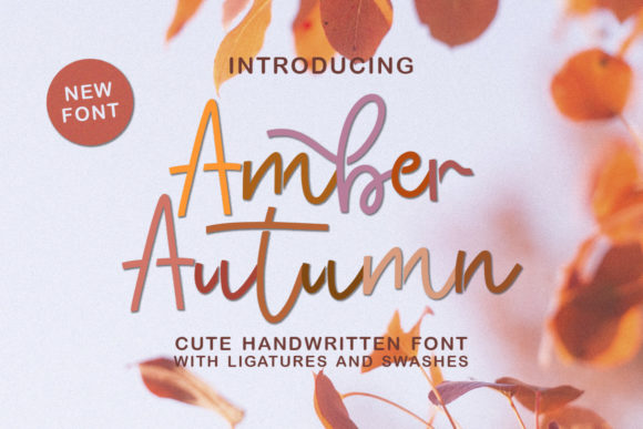Amber Autumn: The Handwritten Typeface for Scroll-Stopping Campaigns