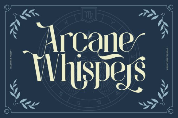 Arcane Whispers: Elevating Digital Brand Identity with Mystical Serif Typography
