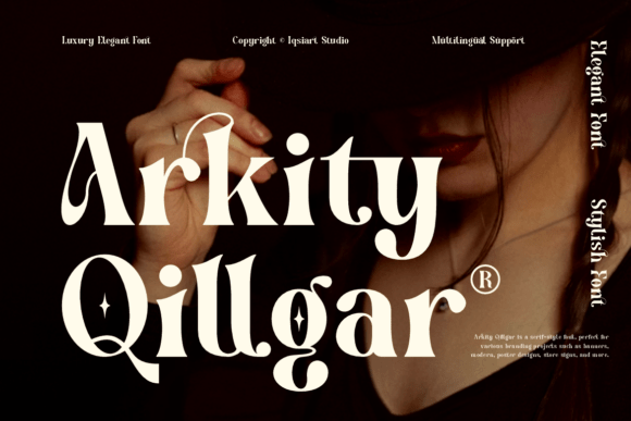 Arkity Qillgar: A Serif Typeface for Authentic Brand Identity