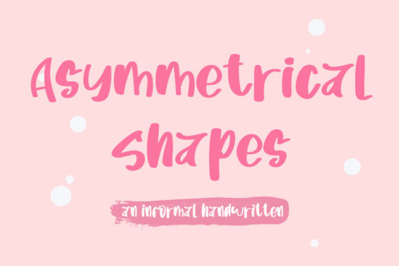 Asymetrical Shapes Typeface: A Marketer’s Guide to Bold, Handwritten Impact