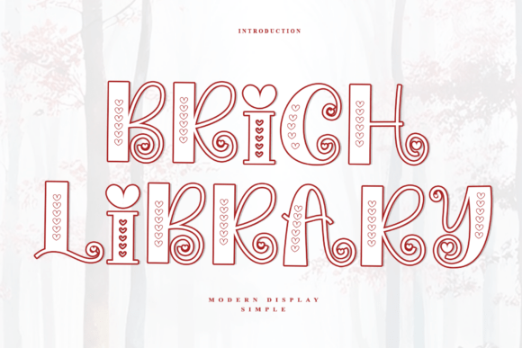 Brich Library: A Timeless Decorative Typeface for Polished Branding