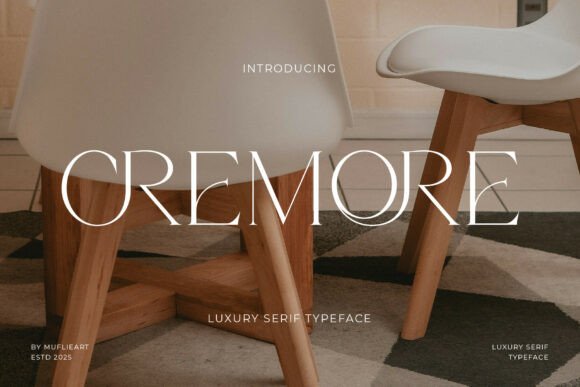 Cremore: Elevating Digital Brand Identity with Luxury Serif Typography