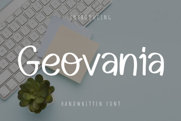 Geovania Font: A Whimsical Script for Crafters and Creators