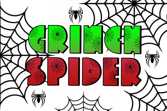 Grinch Spider Typeface: Elevating Editorial Design with Unique Decorative Fonts