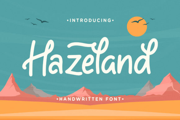 Hazeland Typeface: A Sweet Script for Editorial Design