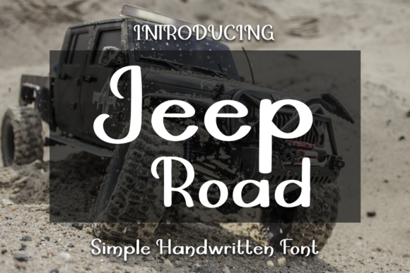 Jeep Road Font: A Handwritten Typeface for Your Brand