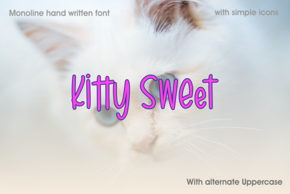 Kitty Sweet: A Handwritten Font for Modern Web Design