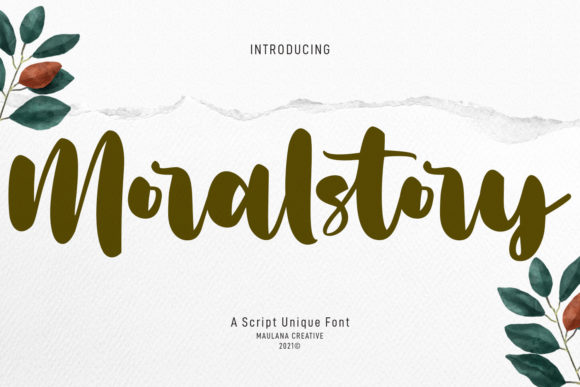 Moralstory: The Handwritten Typeface That Elevates Campaign Visuals