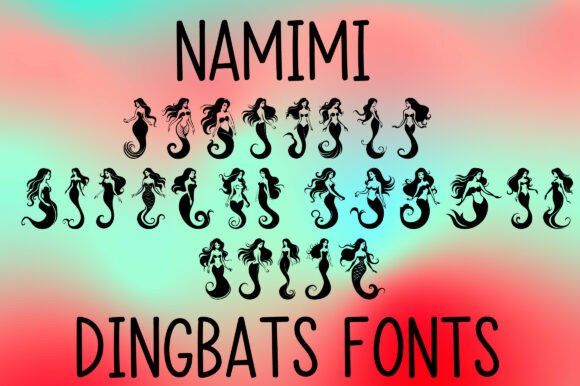 Namimi: A Creative Dingbats Font for Whimsical Campaign Design