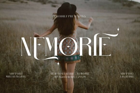 Nemorie: A Celestial Serif for Elegant Brand Identity