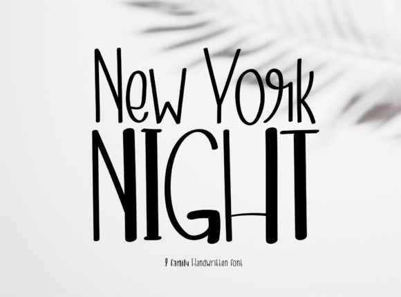 New York Night: A Script Handwritten Font for Editorial Design