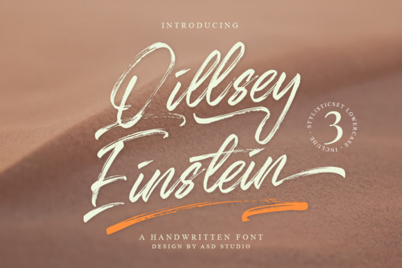Qillsey Einstein: A Handwritten Font for Modern Web Design