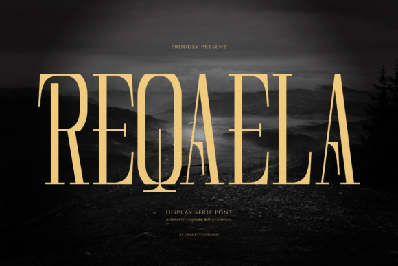 Reqaela: A Display Serif for Editorial Elegance