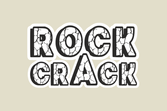 Rock Crack Typeface: Elevate Your Brand Identity With Edgy Typography