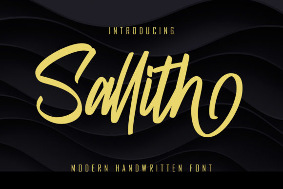 Sallith: The Handwritten Font That Elevates Small Business Branding