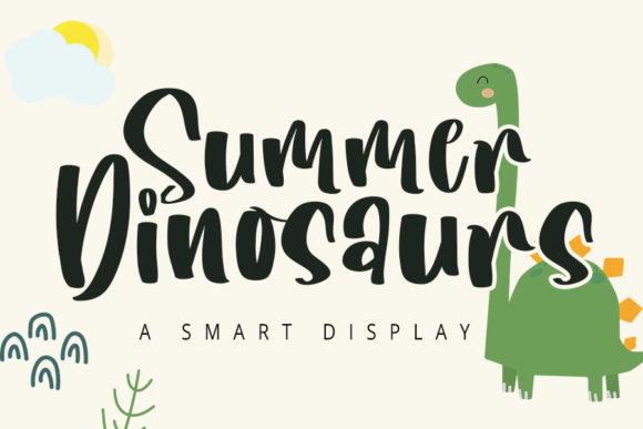 Summer Dinosaurs: The Handwritten Font for Scroll-Stopping Campaigns