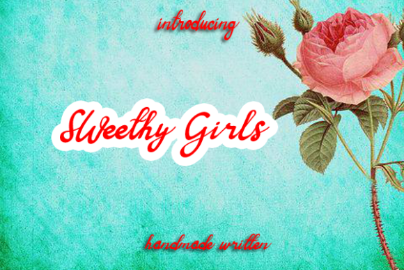 SWeethy Girls: A Script Handwritten Typeface for Editorial Design