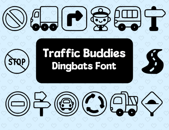 Traffic Buddies: A Designer’s Take on Using Dingbats in Web Layouts