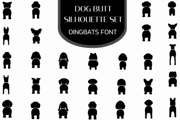 Why Dog Butt Silhouette Set Is the Quirky Typeface Your Brand Needs