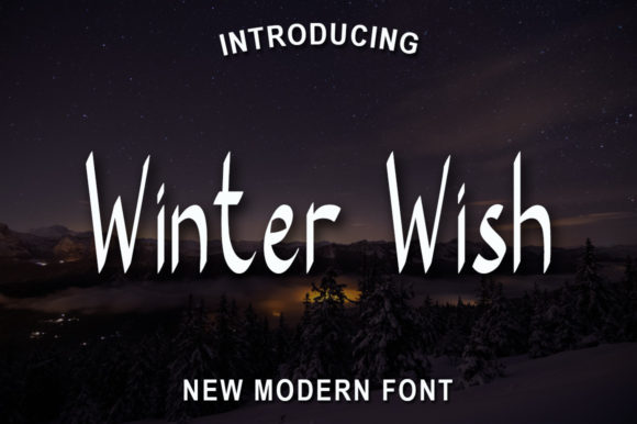 Winter Wish Font: A Handwritten Typeface for Memorable Branding